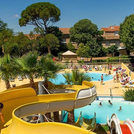 Mobilhome Climatise 3Ch 6P Dans Parc Des 7 Fonts Agde Exteriör bild