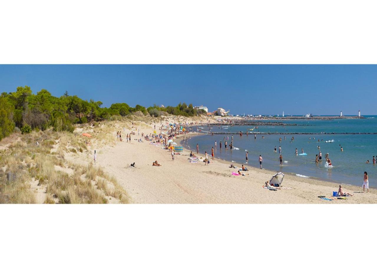 Mobilhome Climatise 3Ch 6P Dans Parc Des 7 Fonts Agde Exteriör bild