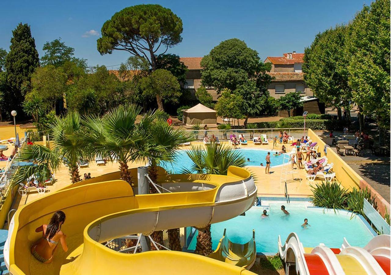 Mobilhome Climatise 3Ch 6P Dans Parc Des 7 Fonts Agde Exteriör bild